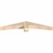 Ekena Millwork Bellingham Smooth Timber Gable Bracket, Douglas Fir, 60"W x 10"H x 5 1/2"D x 5 1/2"F, 4/12 Pitch GBW060X10X0606BEL00SDF - alternate 4